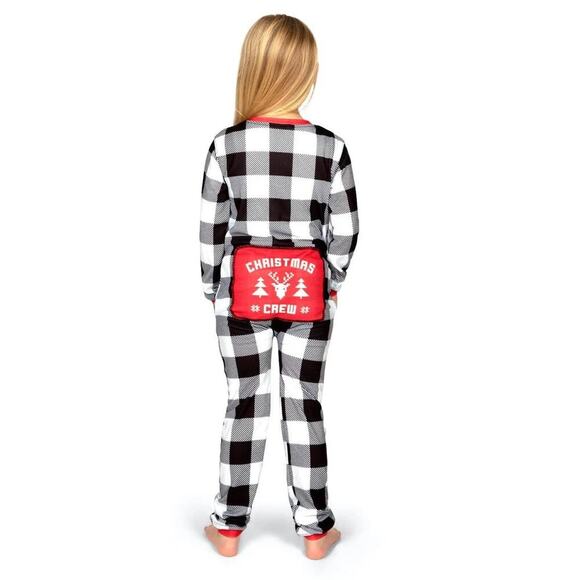 🎄 Tipsy Elves Toddler Christmas Crew Plaid Onesie Pajamas 2T 3T 4T NEW 🎅 - Picture 6 of 10